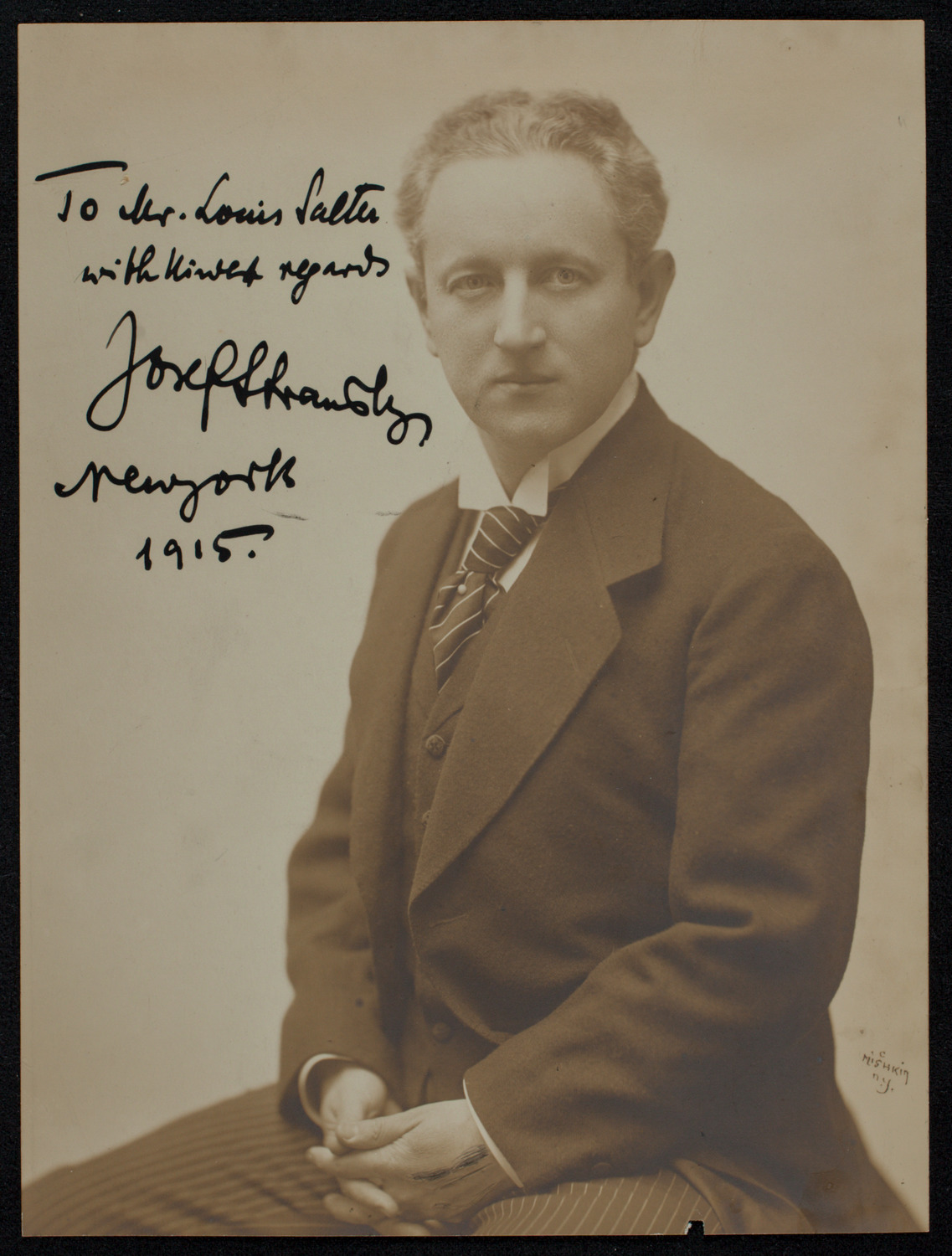Josef Stransky, 1915