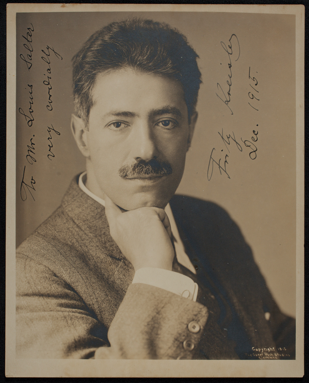 Fritz Kreisler, December 1915