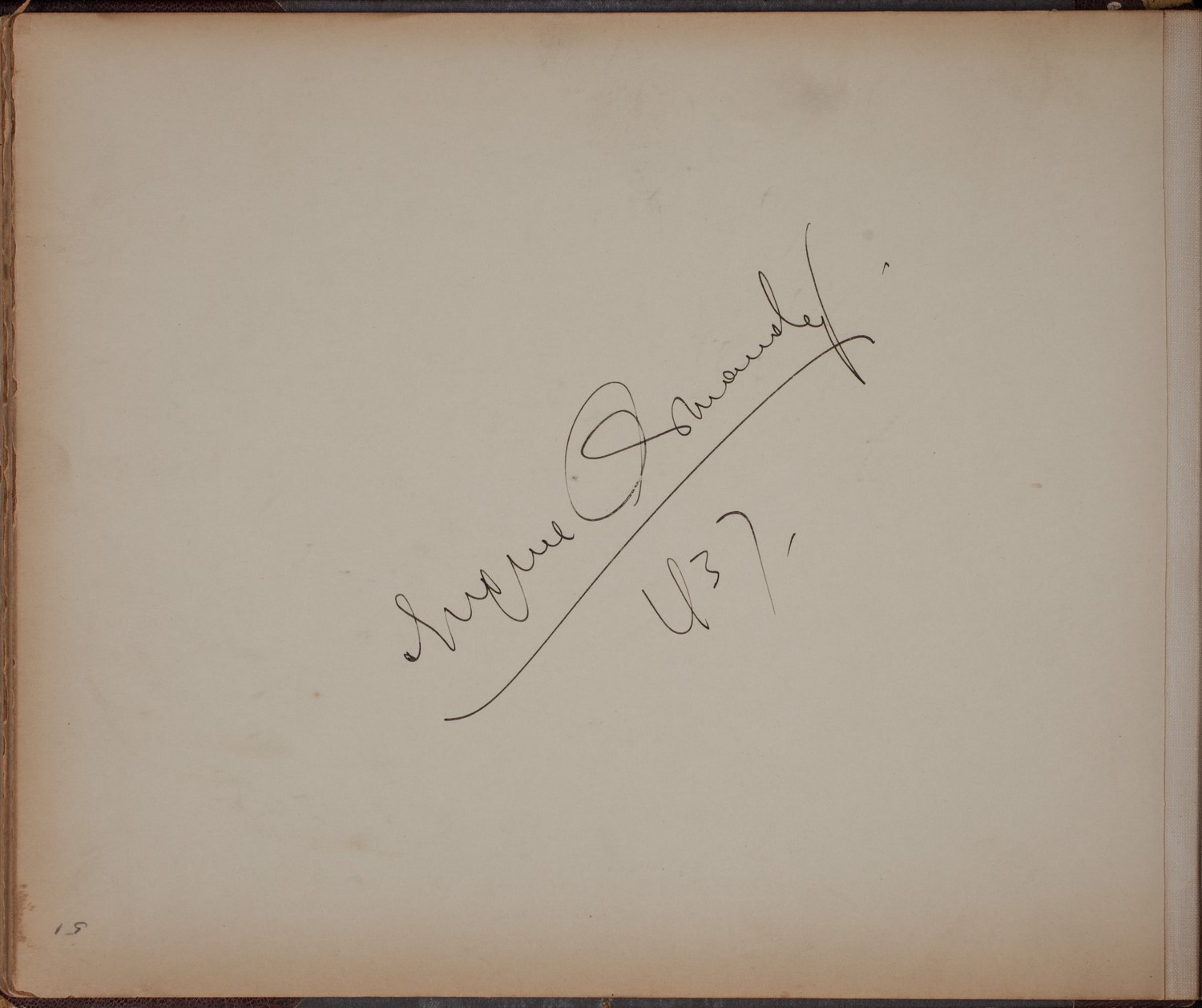 Louis Salter Autograph Album, page 51: 1937
