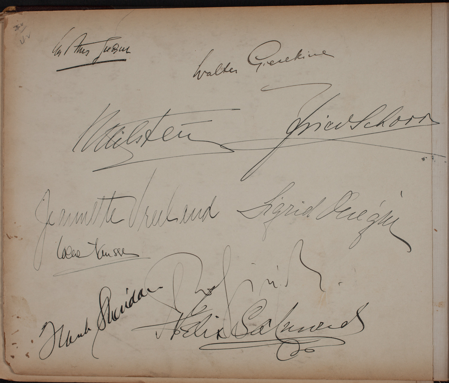 Louis Salter Autograph Album, page 42