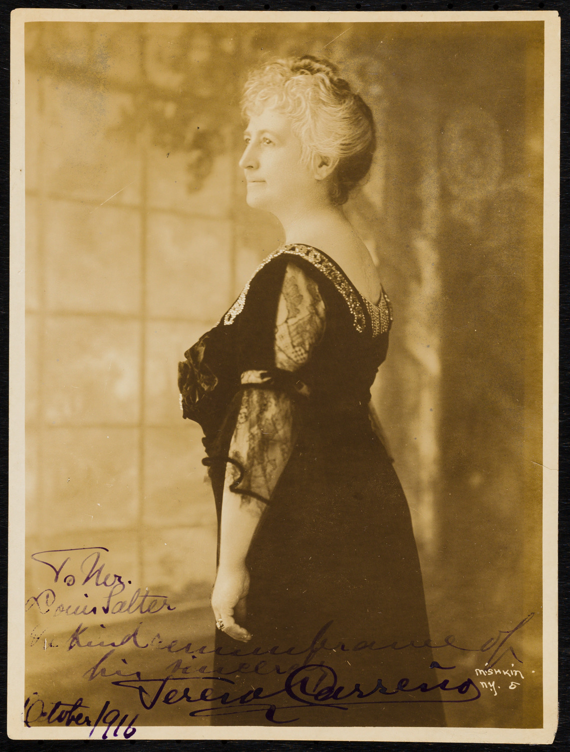 Teresa Carreño, 1916