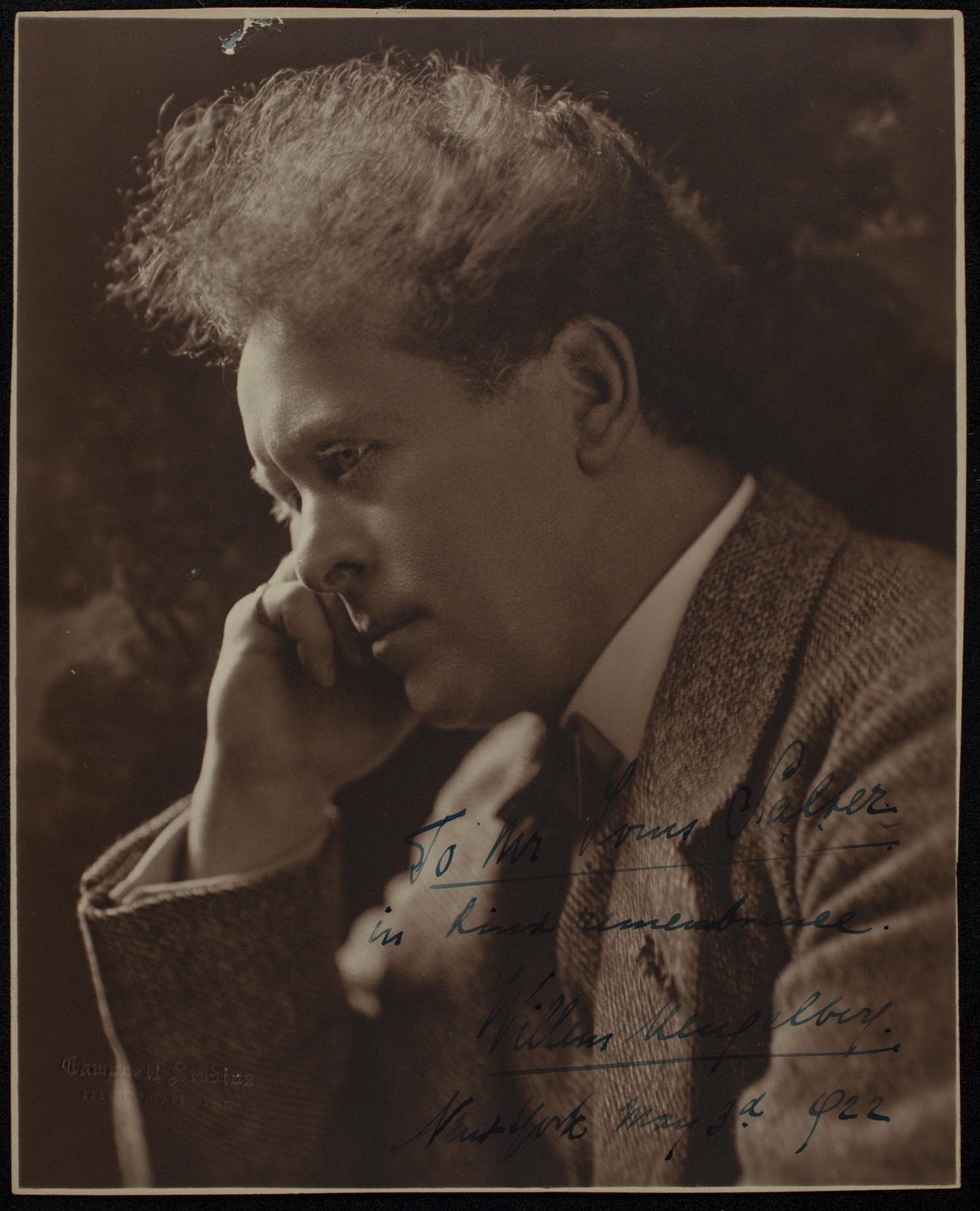 Willem Mengelberg, May 1922