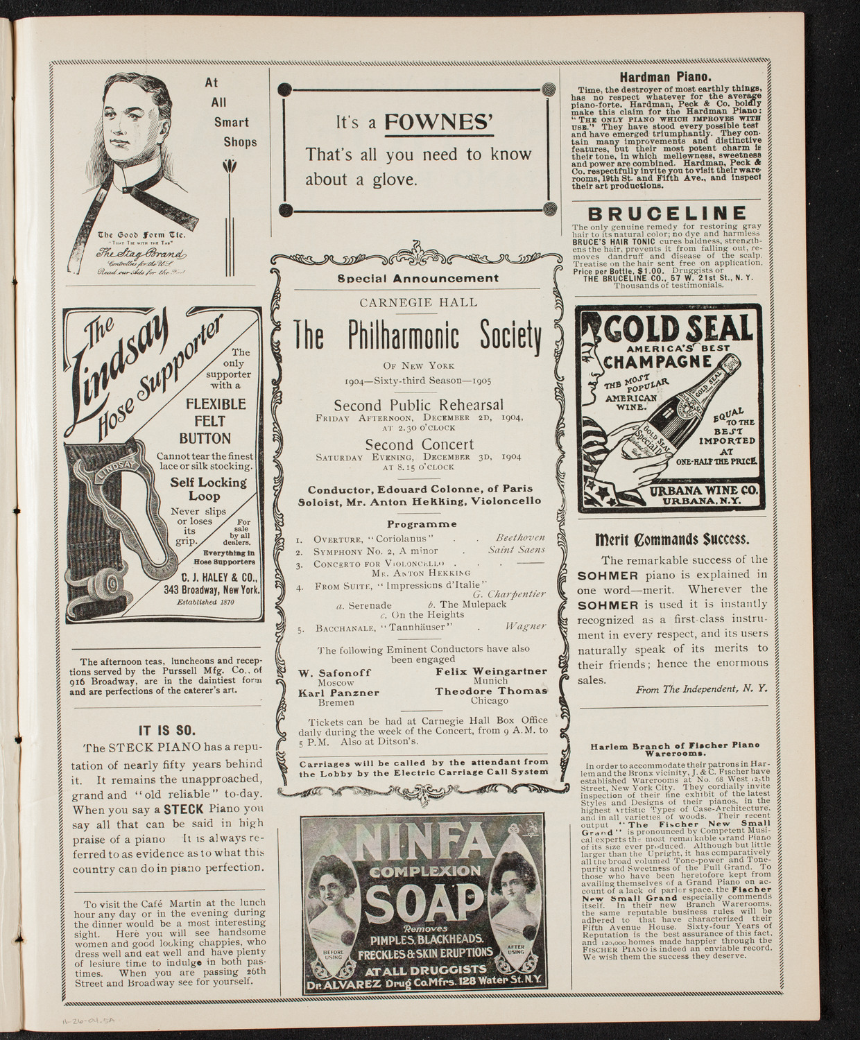 Symphony Concert for Young People, November 26, 1904, program page 9