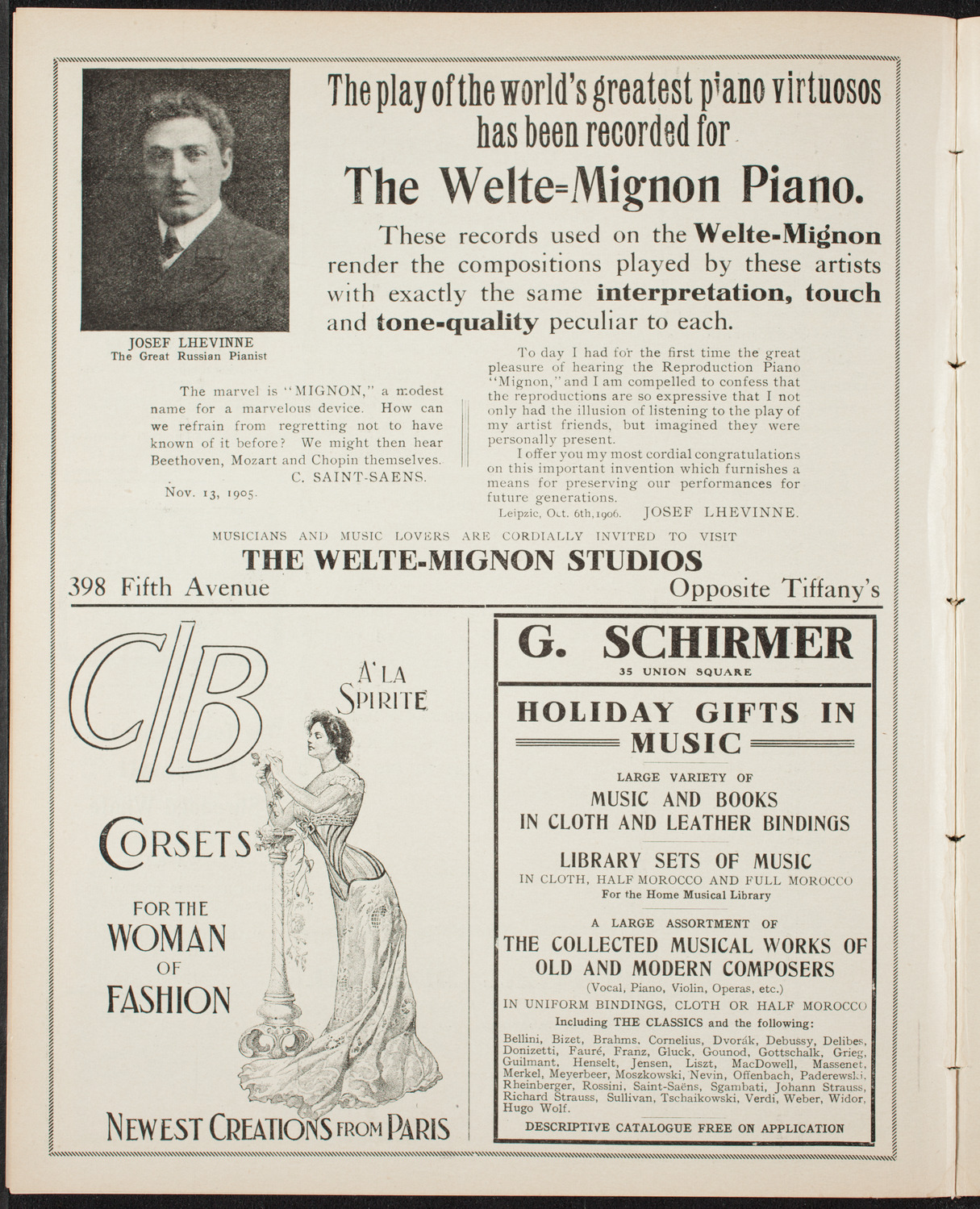 Elmendorf Lecture: Southern Italy, December 9, 1906, program page 8
