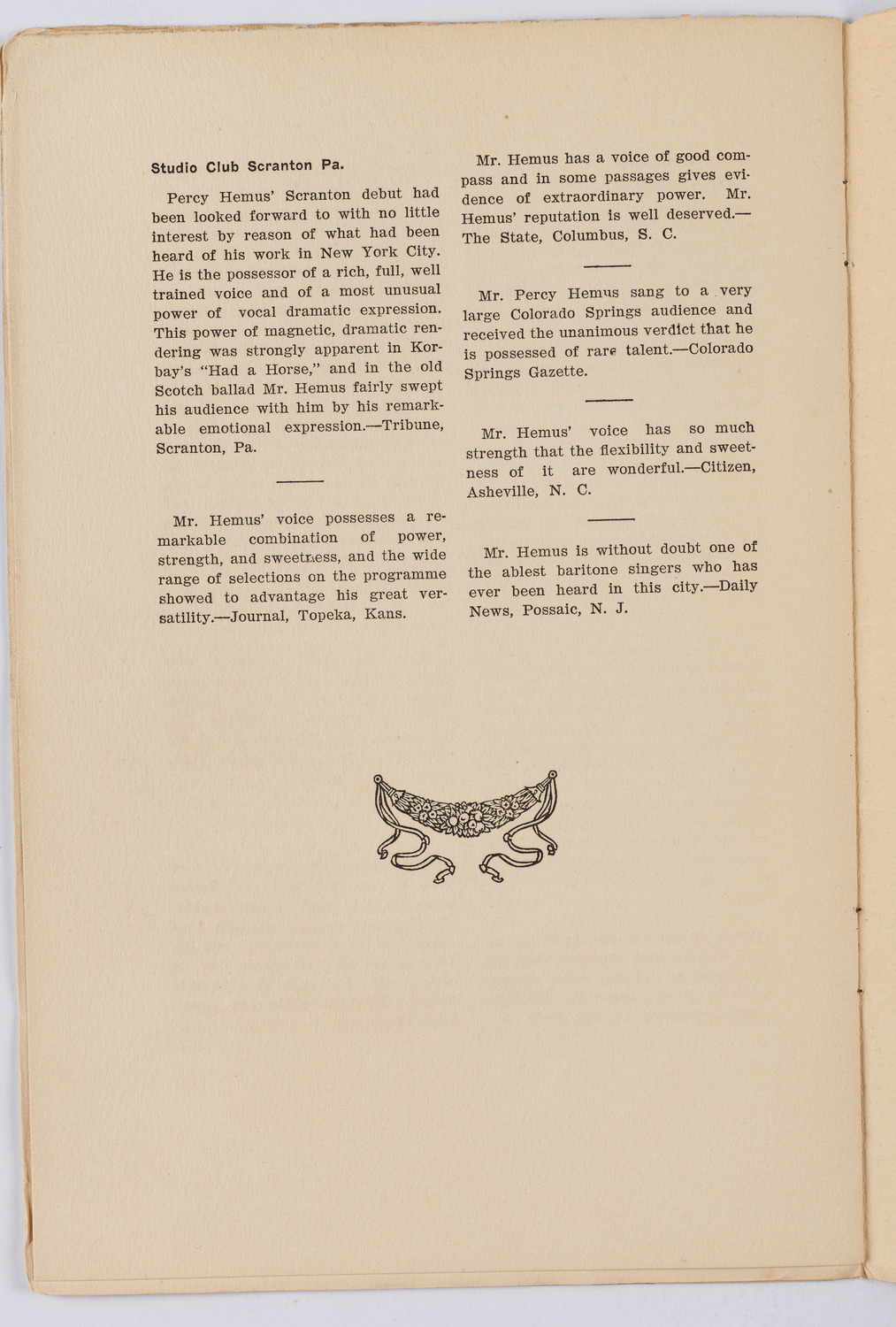 Men's Mass Meeting/ New York Festival Chorus and Orchestra, 1906