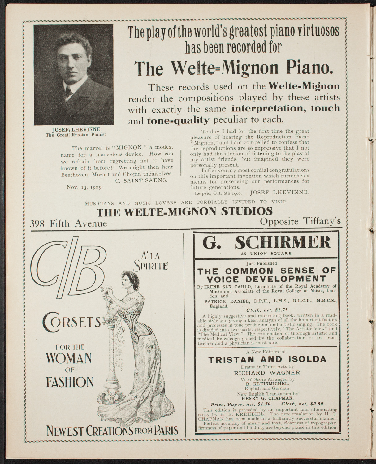 Oratorio Society of New York, December 27, 1906, program page 8