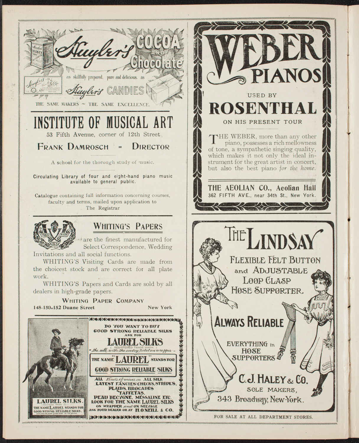 New York Symphony Orchestra, December 29, 1906, program page 6