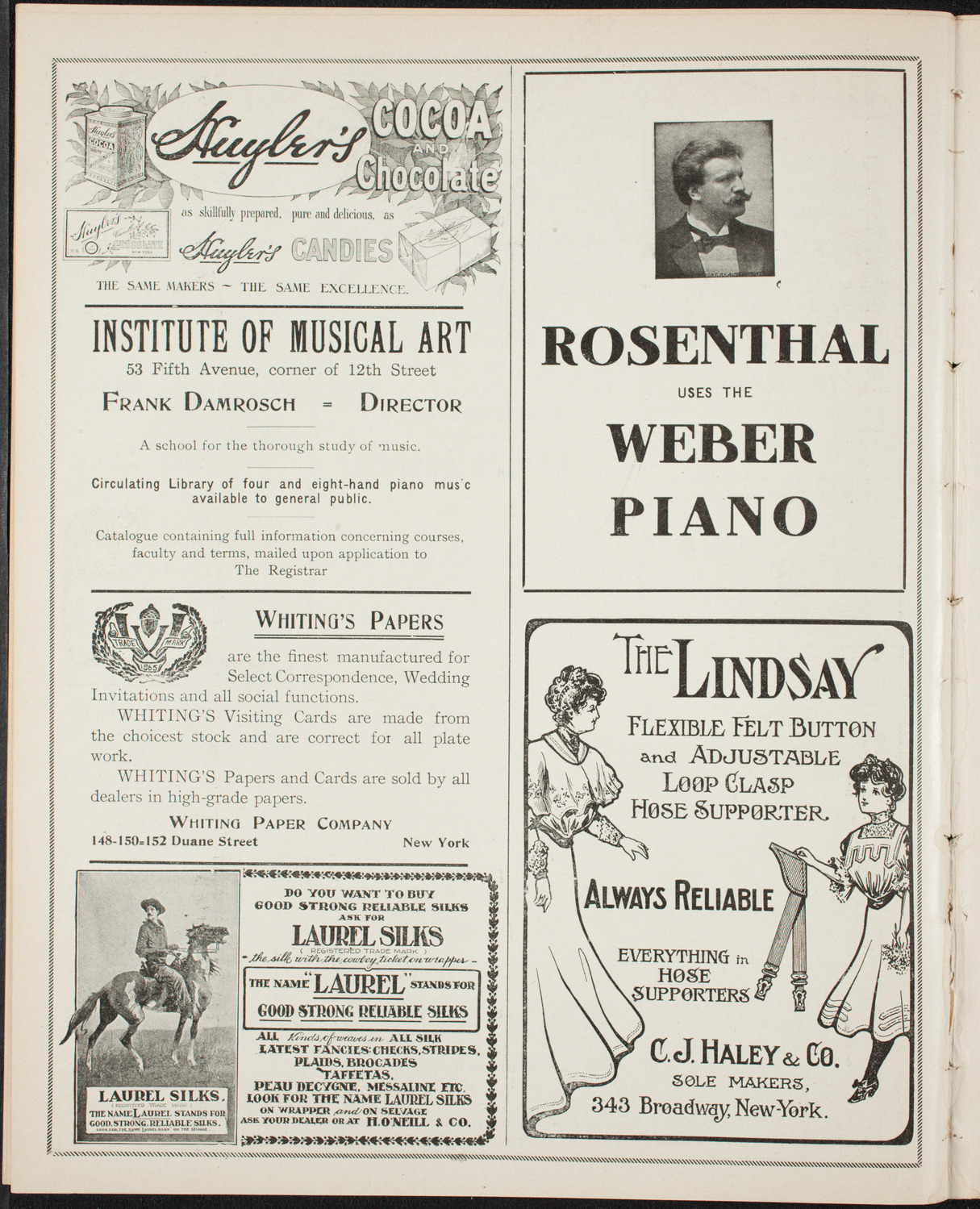 Benefit: St. Mark's Hospital, November 30, 1906, program page 6