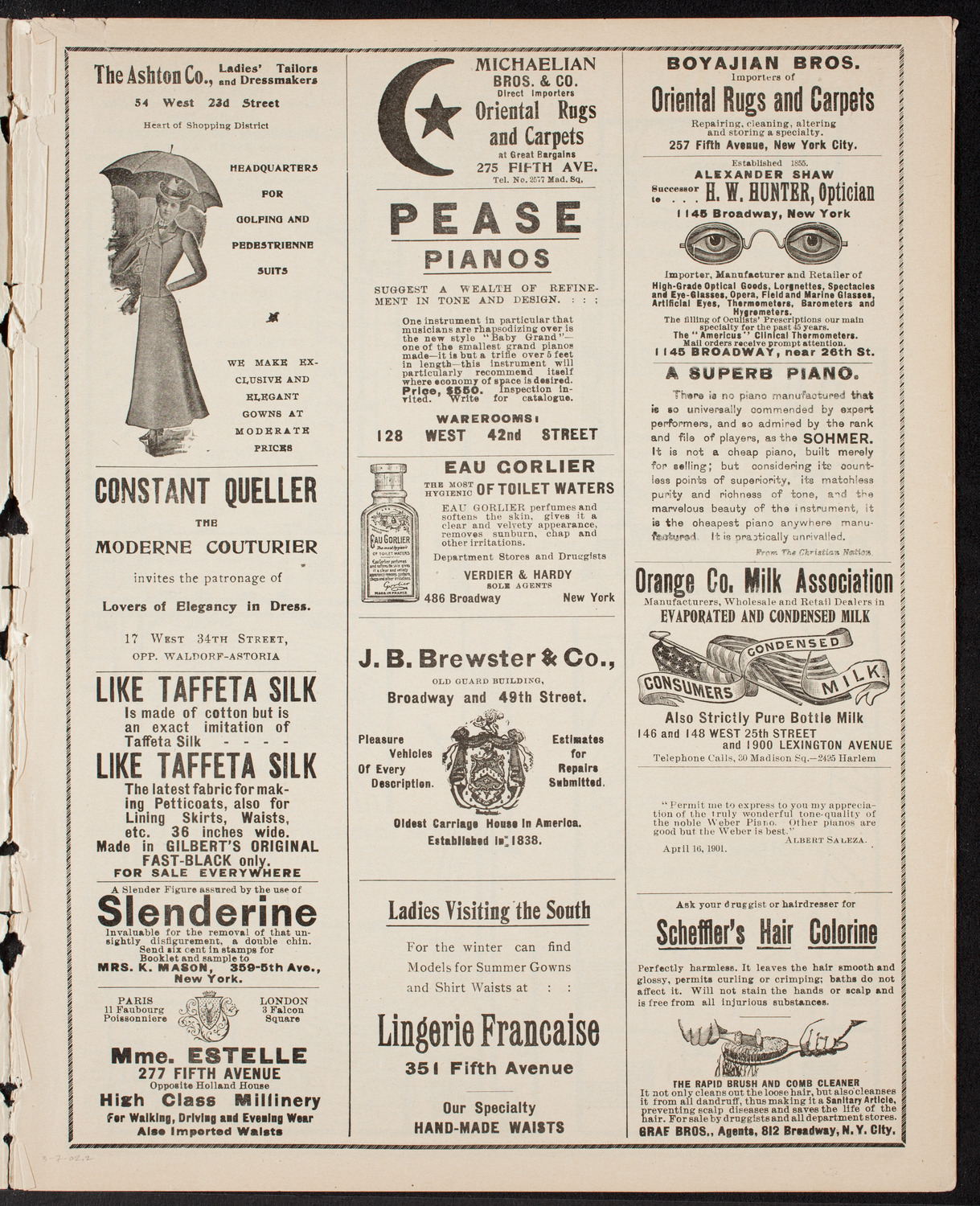 Hampton Negro and Indian Folk Lore Concert, March 7, 1902, program page 3