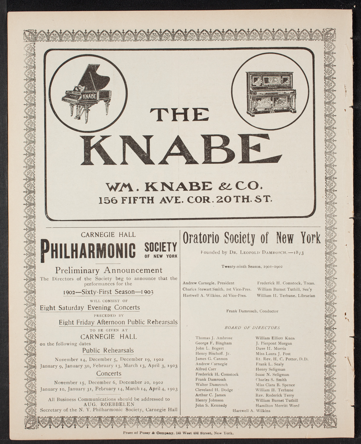 Benefit: Mt. Tabor Manual Training and Industrial School, April 18, 1902, program page 10