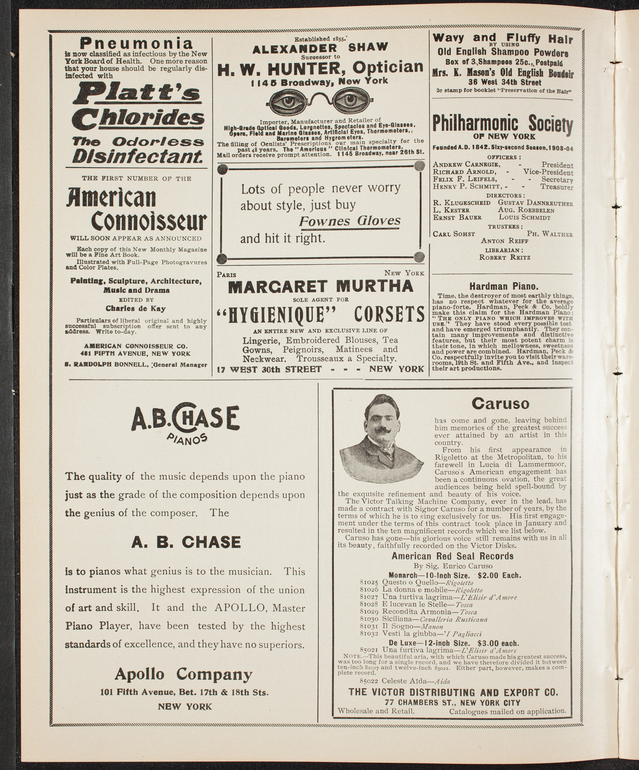 People's Choral Union, April 11, 1904, program page 2