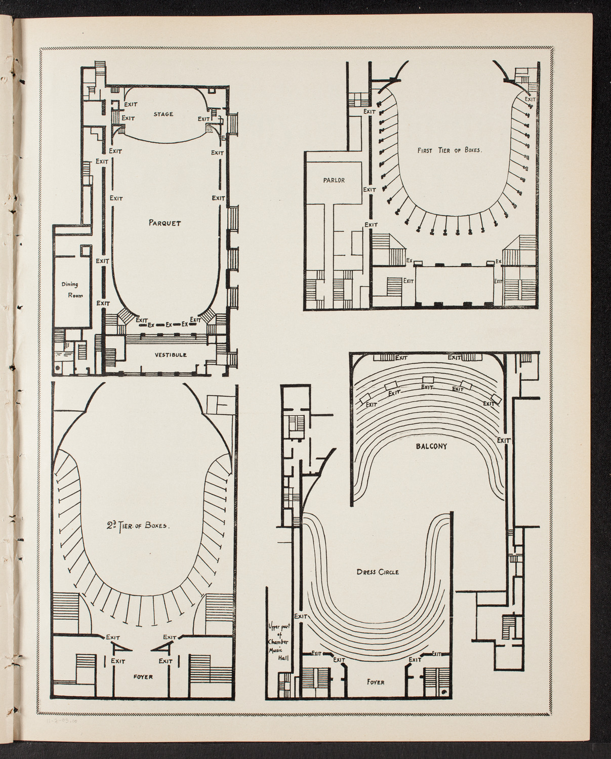 Adelina Patti, November 7, 1903, program page 19