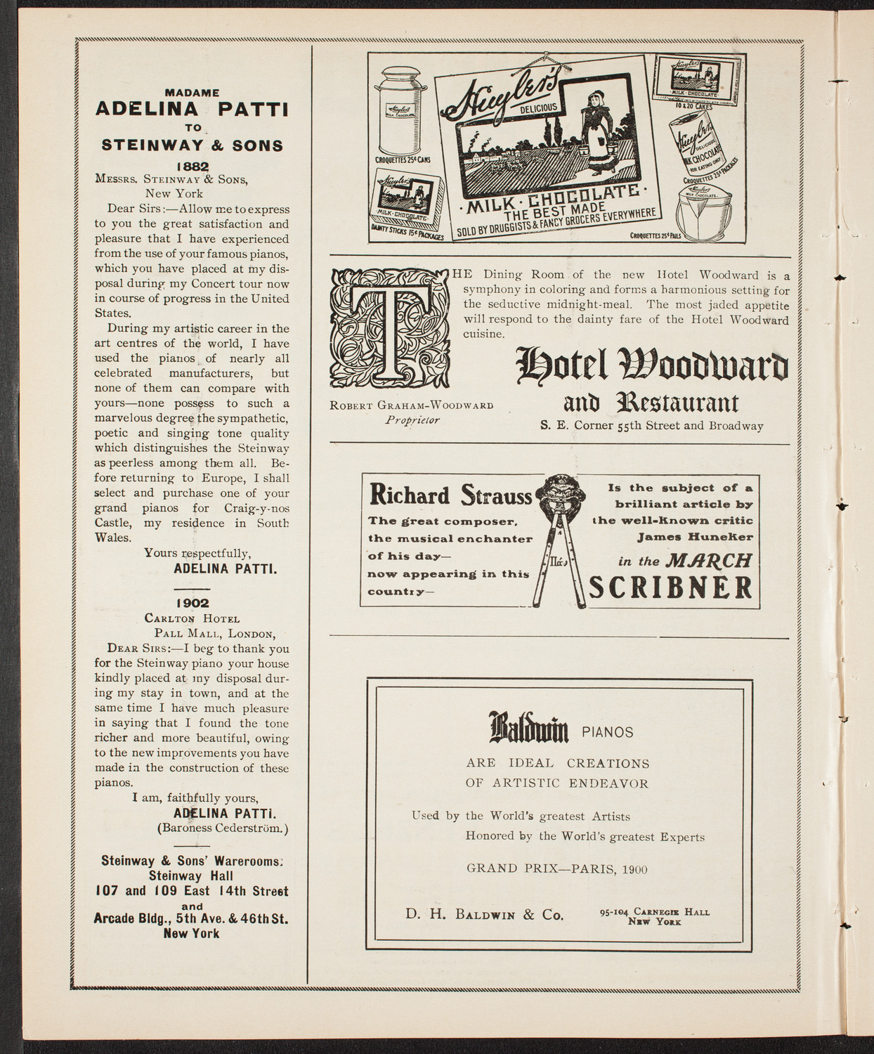 New York Philharmonic, March 4, 1904, program page 4