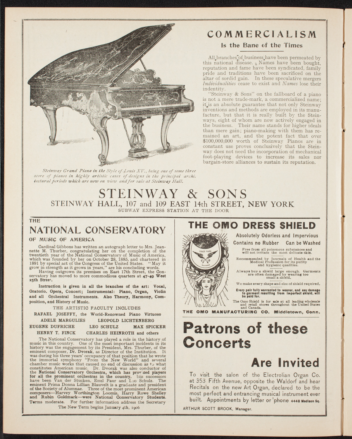 Russian Symphony Society of New York, February 25, 1906, program page 4