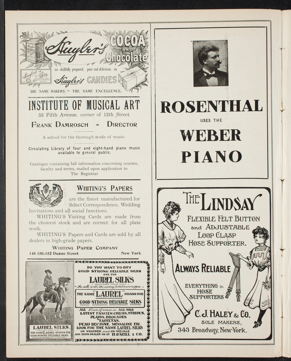 New York Symphony Orchestra, November 15, 1906, program page 6