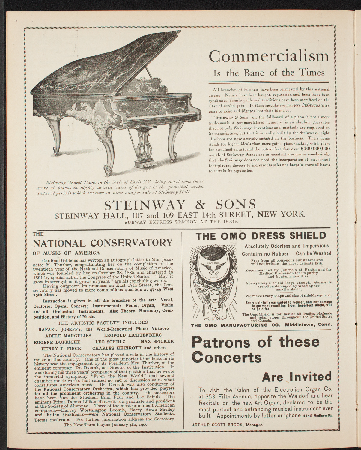 People's Symphony Concert, February 17, 1906, program page 4
