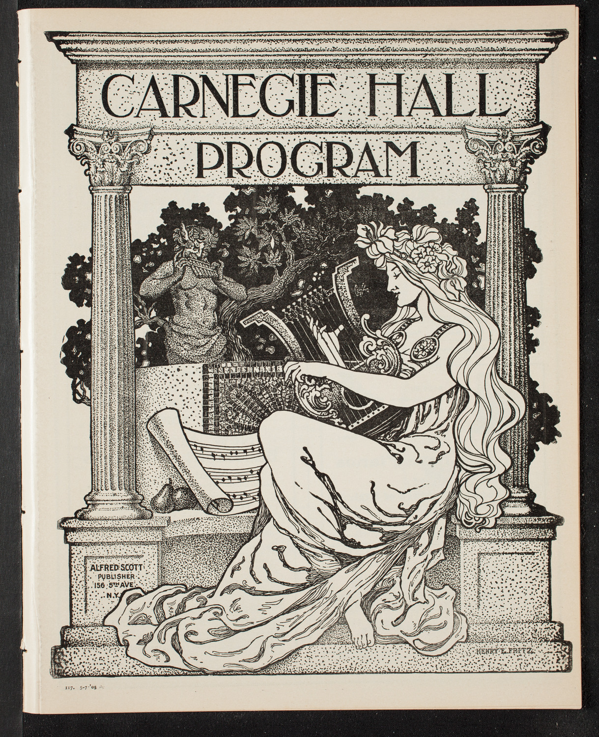 YMCA: Jubilee Mass Meeting, May 7, 1905, program page 1