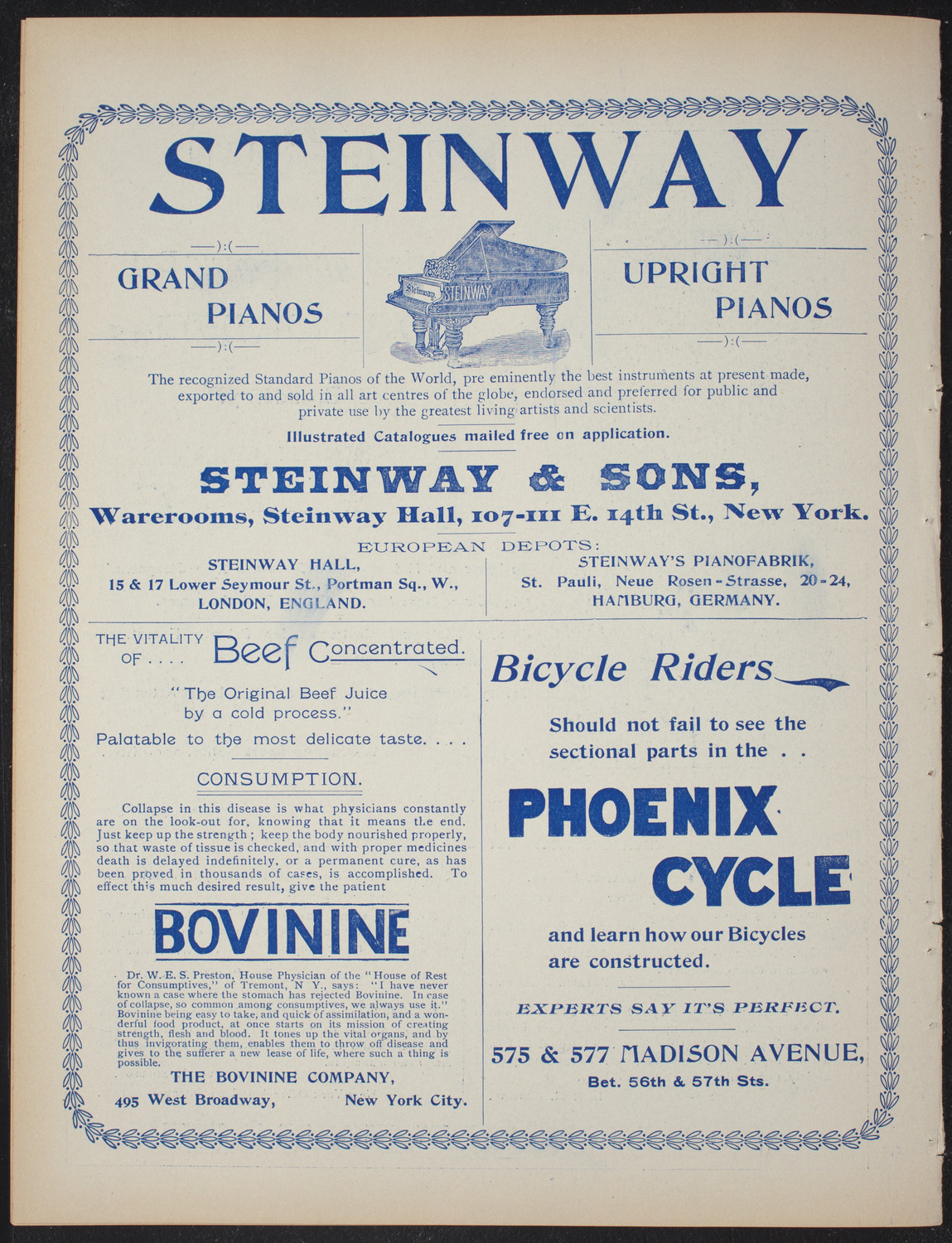 Columbia College Musical Society, February 16, 1897, program page 10