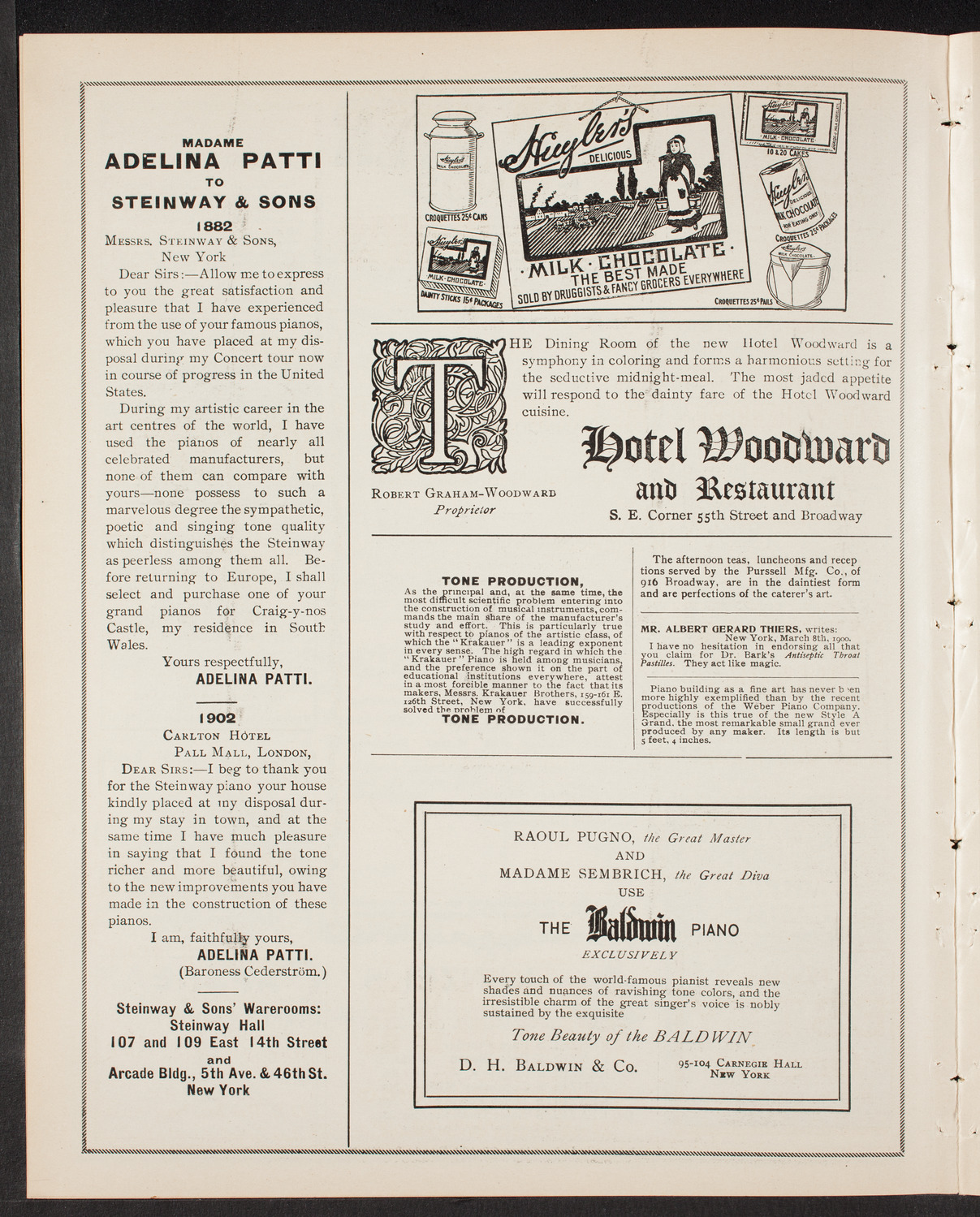 New York Philharmonic, January 30, 1904, program page 4