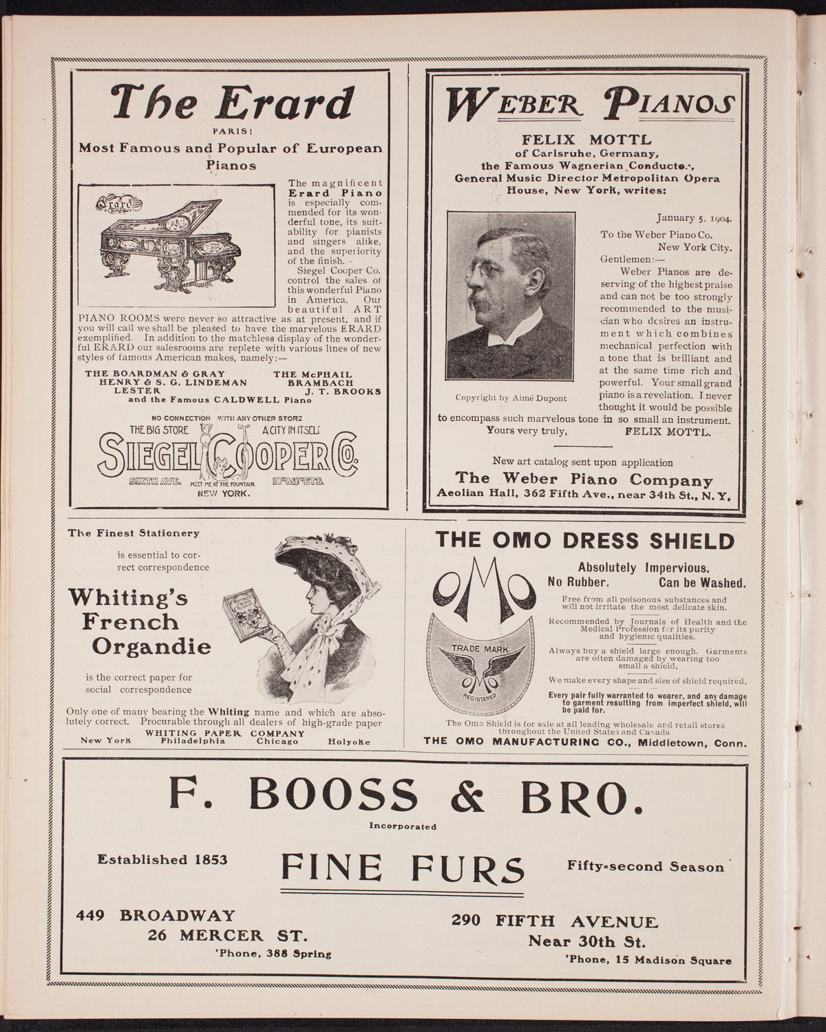 Musical Art Society of New York, December 15, 1904, program page 6