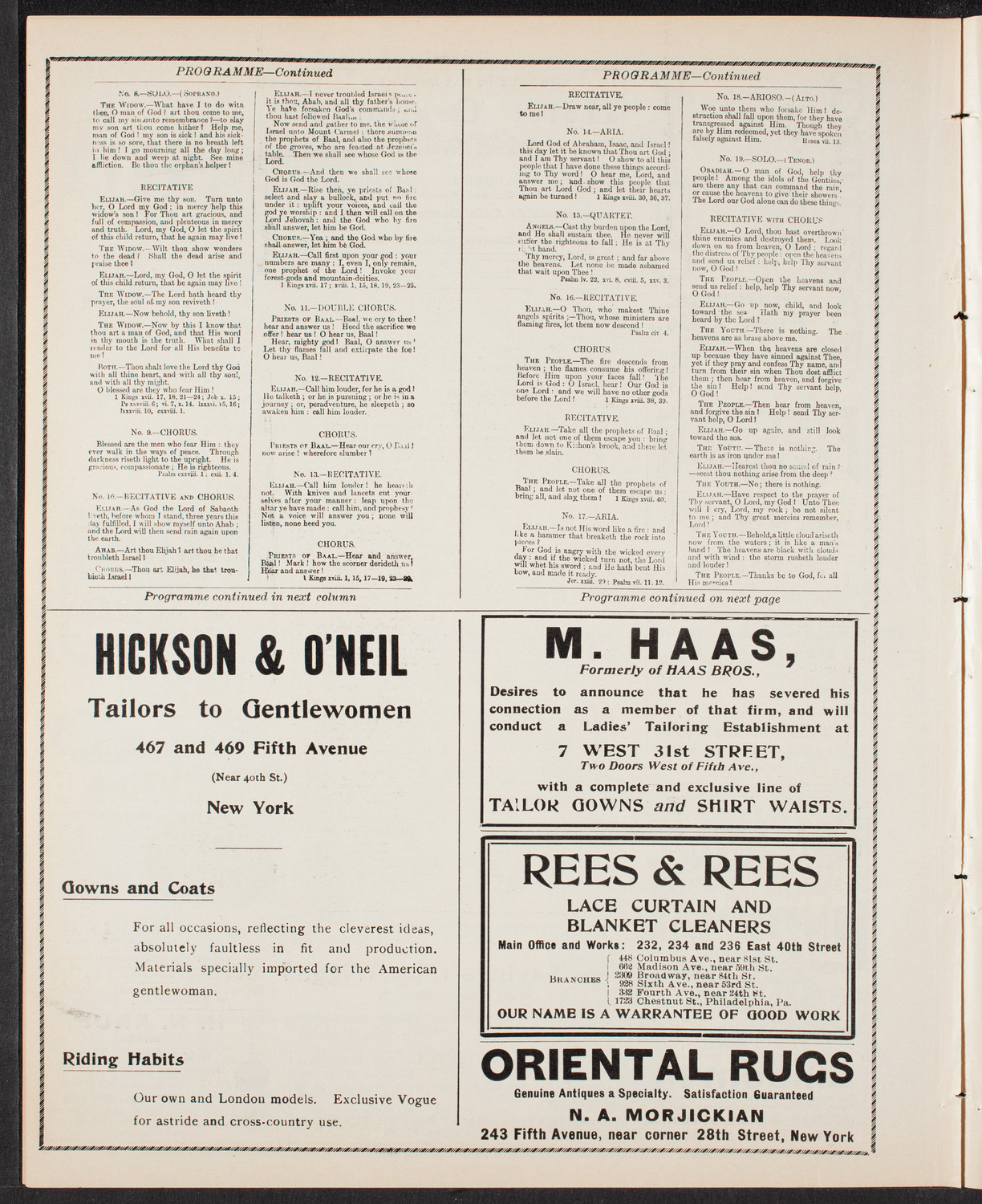 New York Festival Chorus, April 28, 1903, program page 8