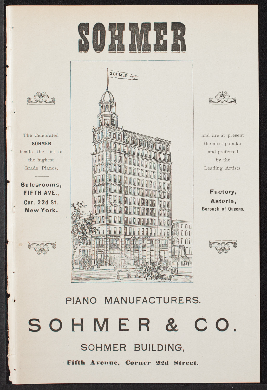 Pupils of Emil Rhode, June 6, 1903, program page 1