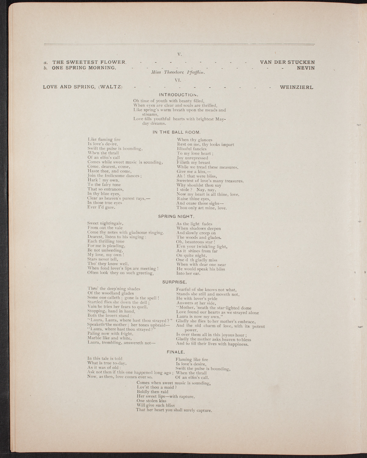 Metropolitan Musical Society, April 26, 1892, program page 8