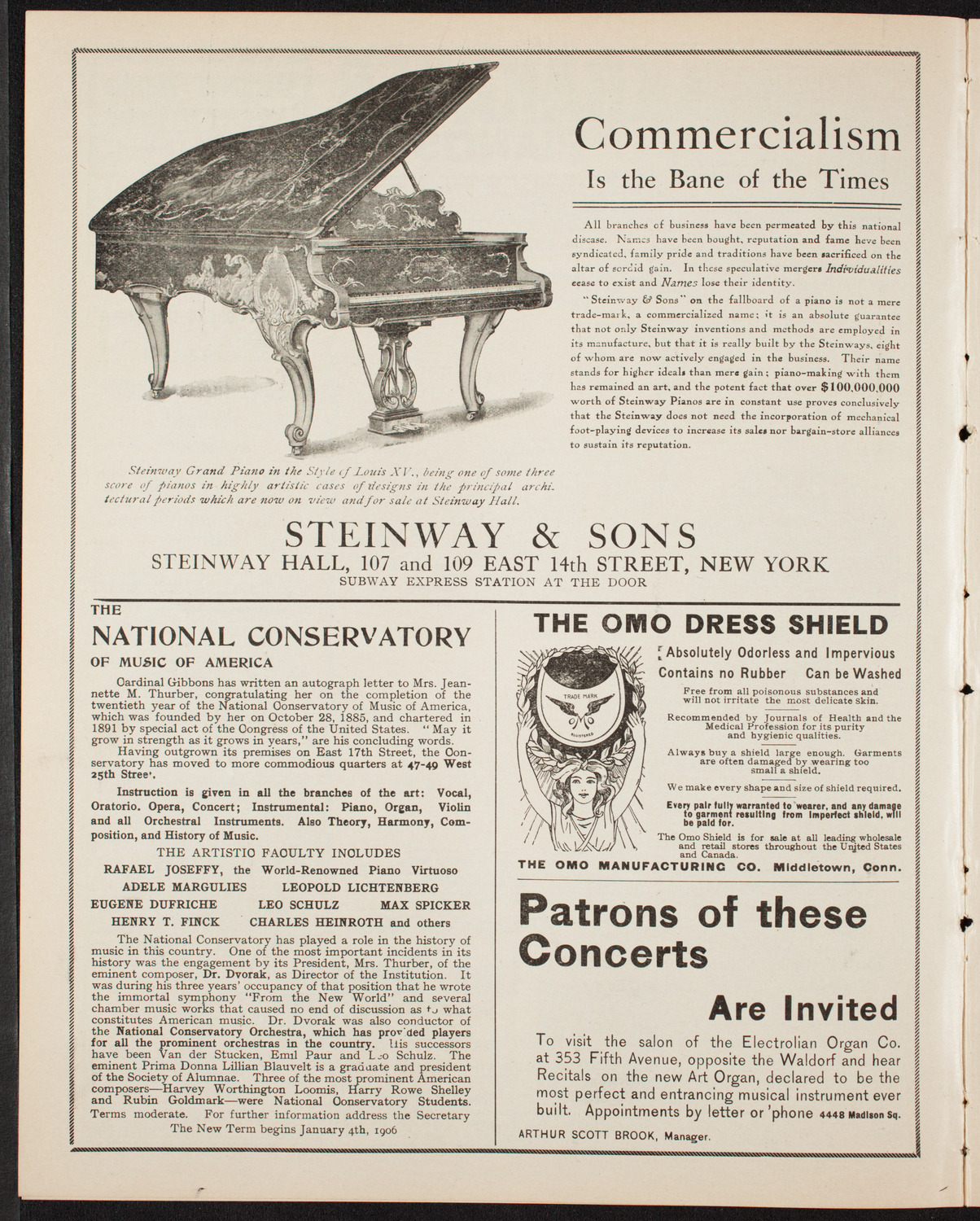 New York Symphony Orchestra, February 13, 1906, program page 4