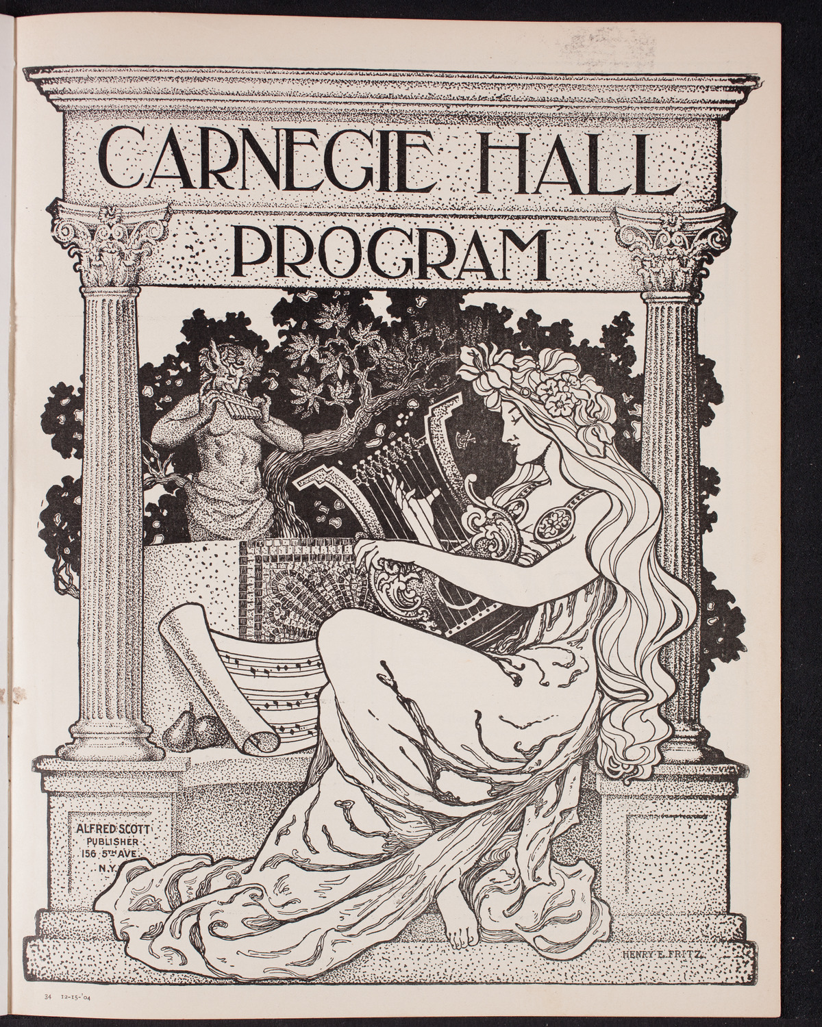 Musical Art Society of New York, December 15, 1904, program page 1