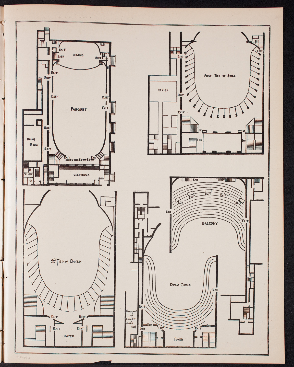 Franz von Vecsey, Violin, January 17, 1905, program page 11