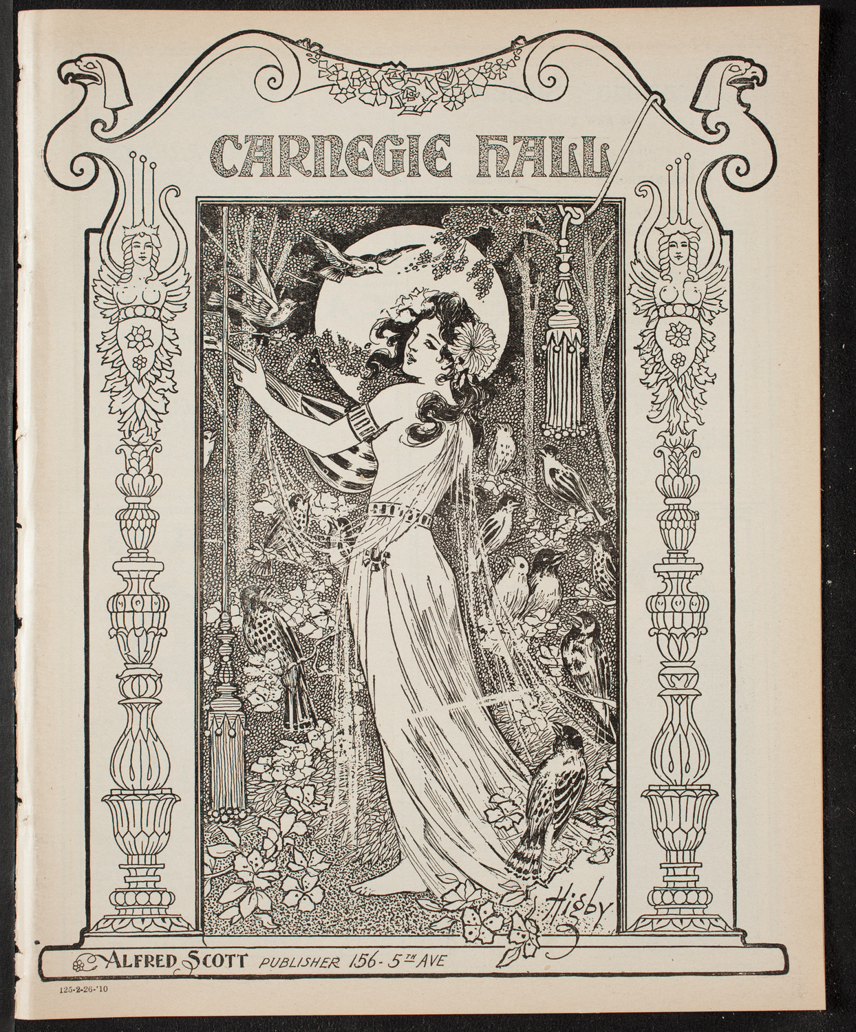 Boston Symphony Orchestra, February 26, 1910, program page 1