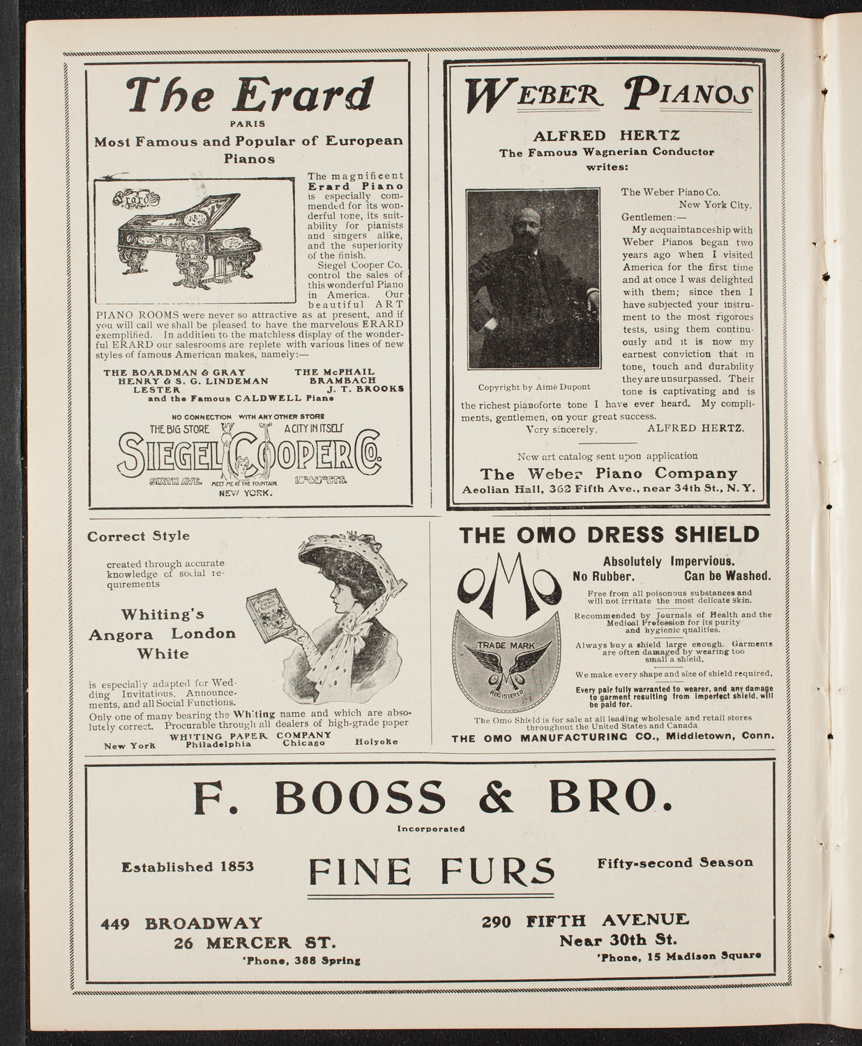 People's Symphony Concert, March 17, 1905, program page 6
