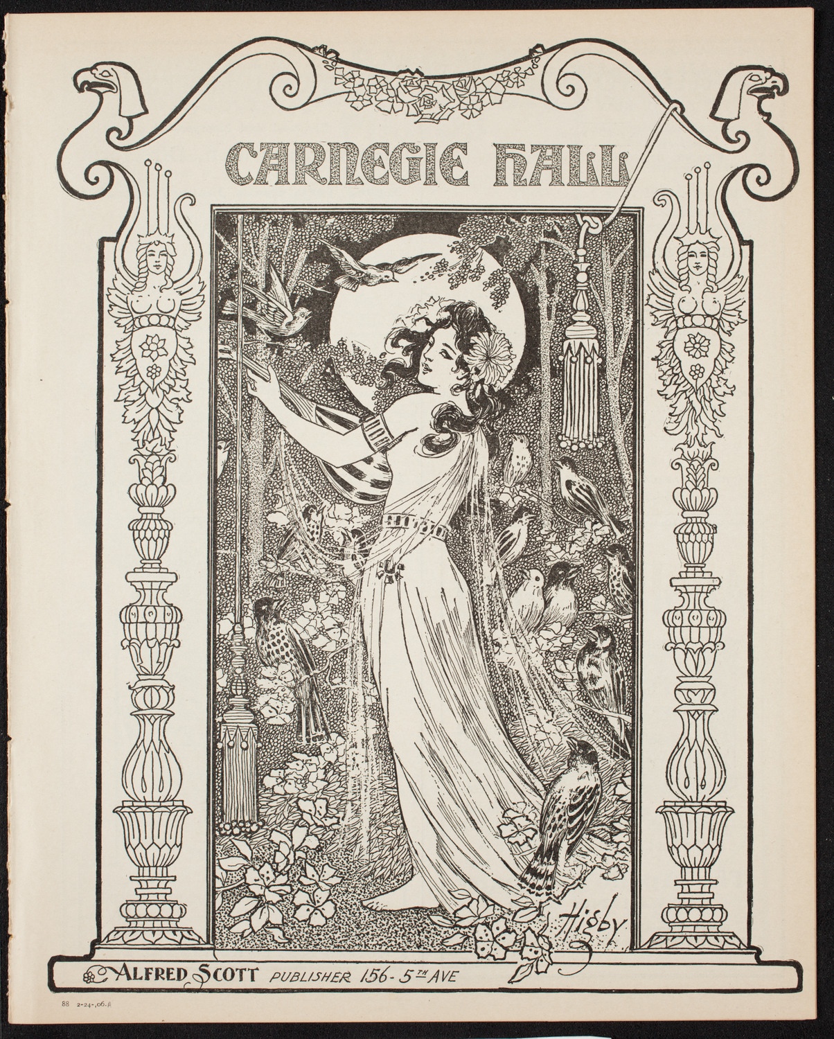 Symphony Concert for Young People, February 24, 1906, program page 1