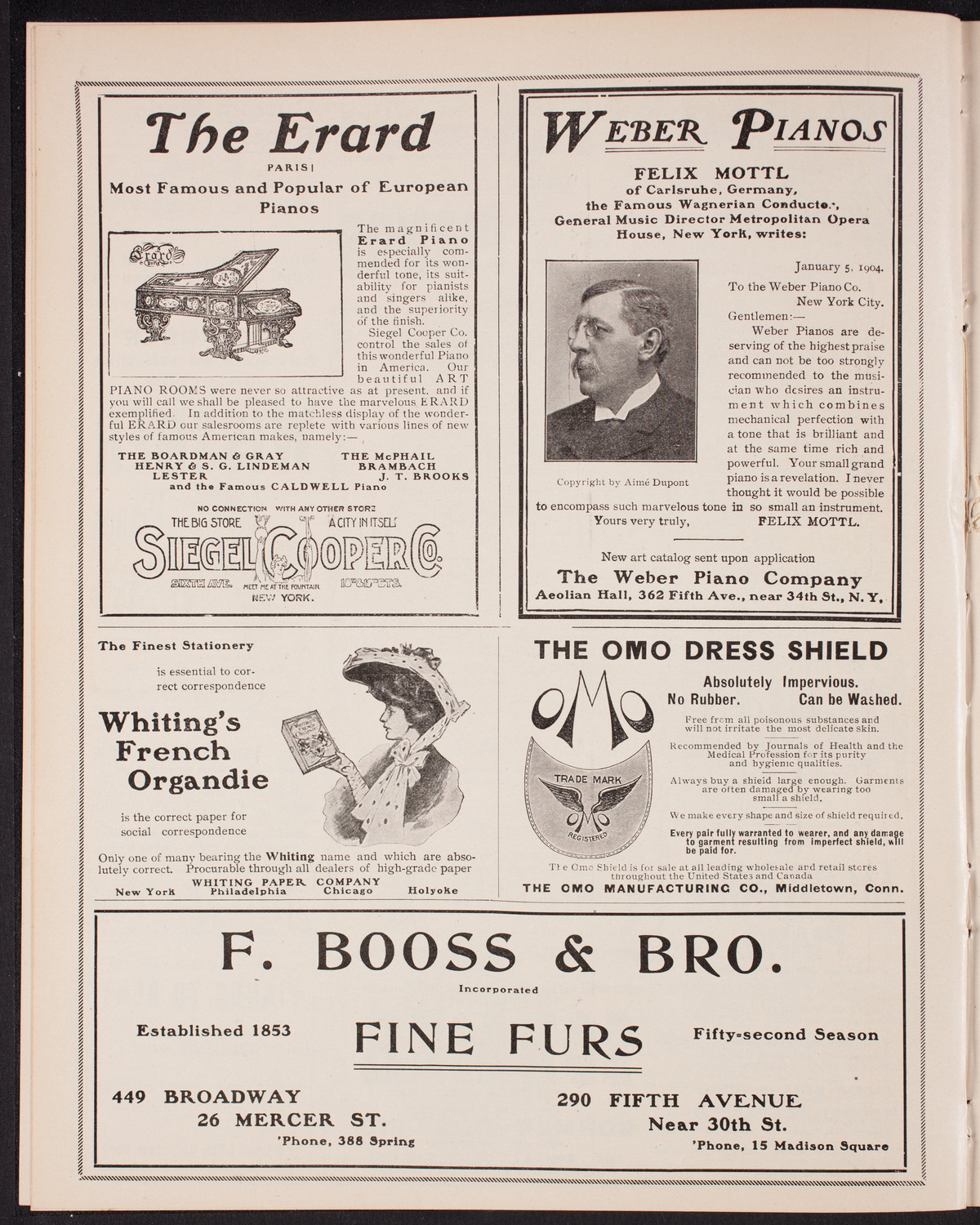 Sousa and His Band, December 26, 1904, program page 6