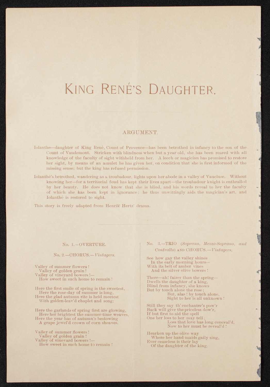 Lillie P. Berg, April 27, 1891, program page 4