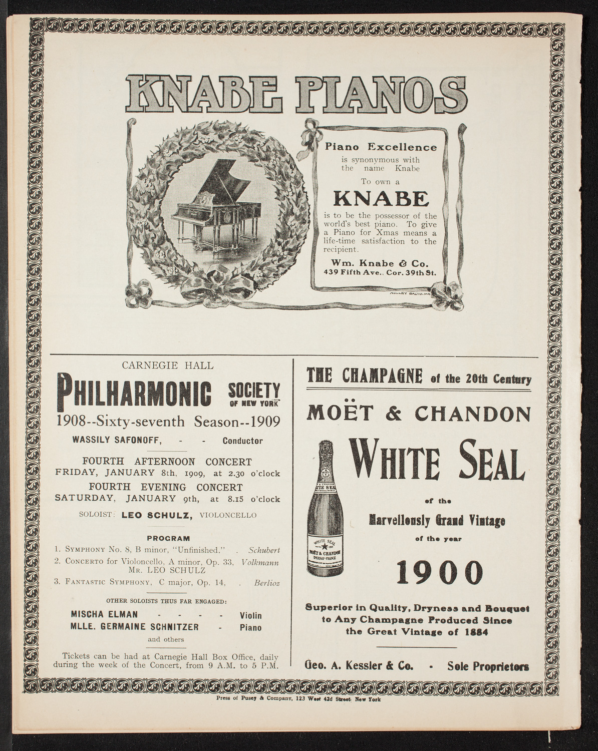 The Civic Forum, December 16, 1908, program page 12