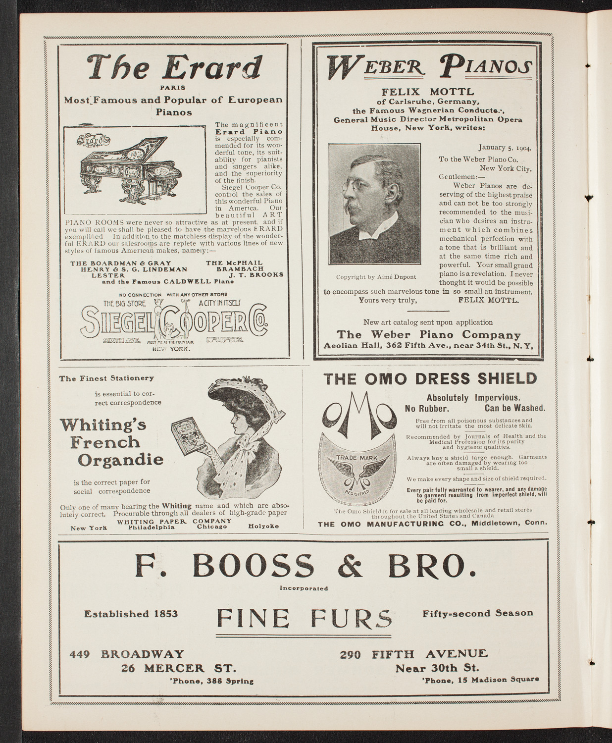 Russian Symphony Society of New York, February 25, 1905, program page 6