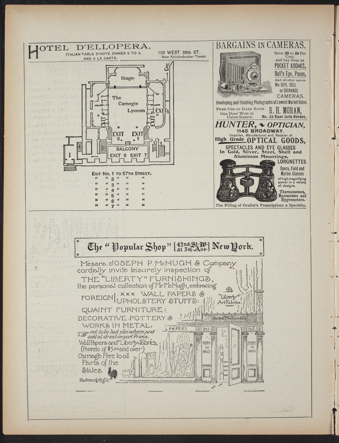 Marie von Hammer, March 8, 1897, program page 6