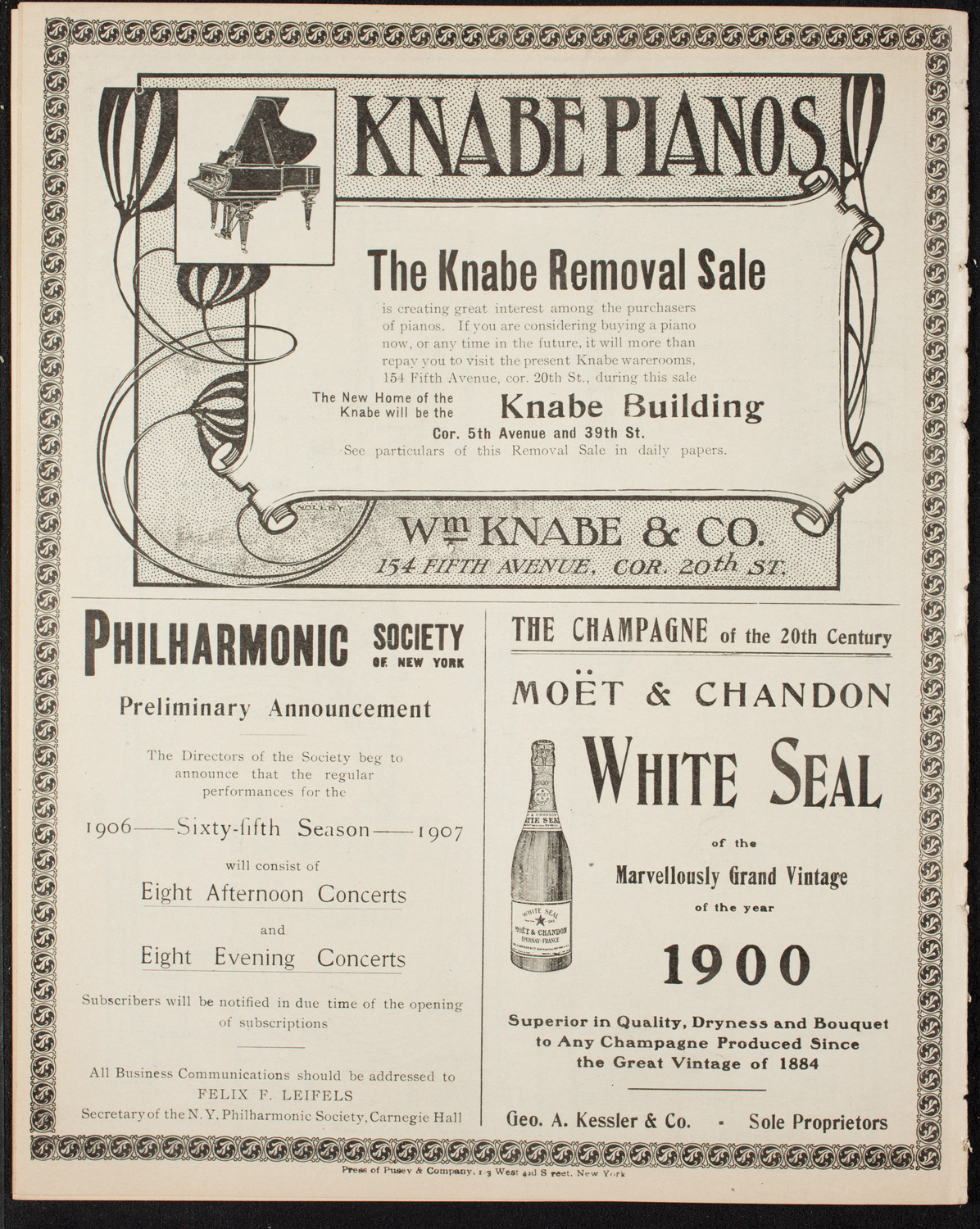 Symphony Concert for Young People, March 31, 1906, program page 12