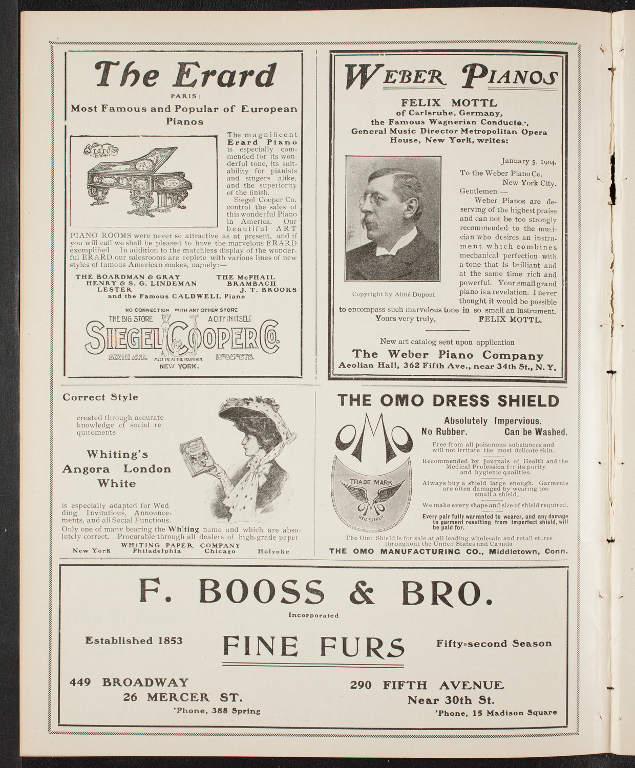 People's Symphony Concert, December 9, 1904, program page 6