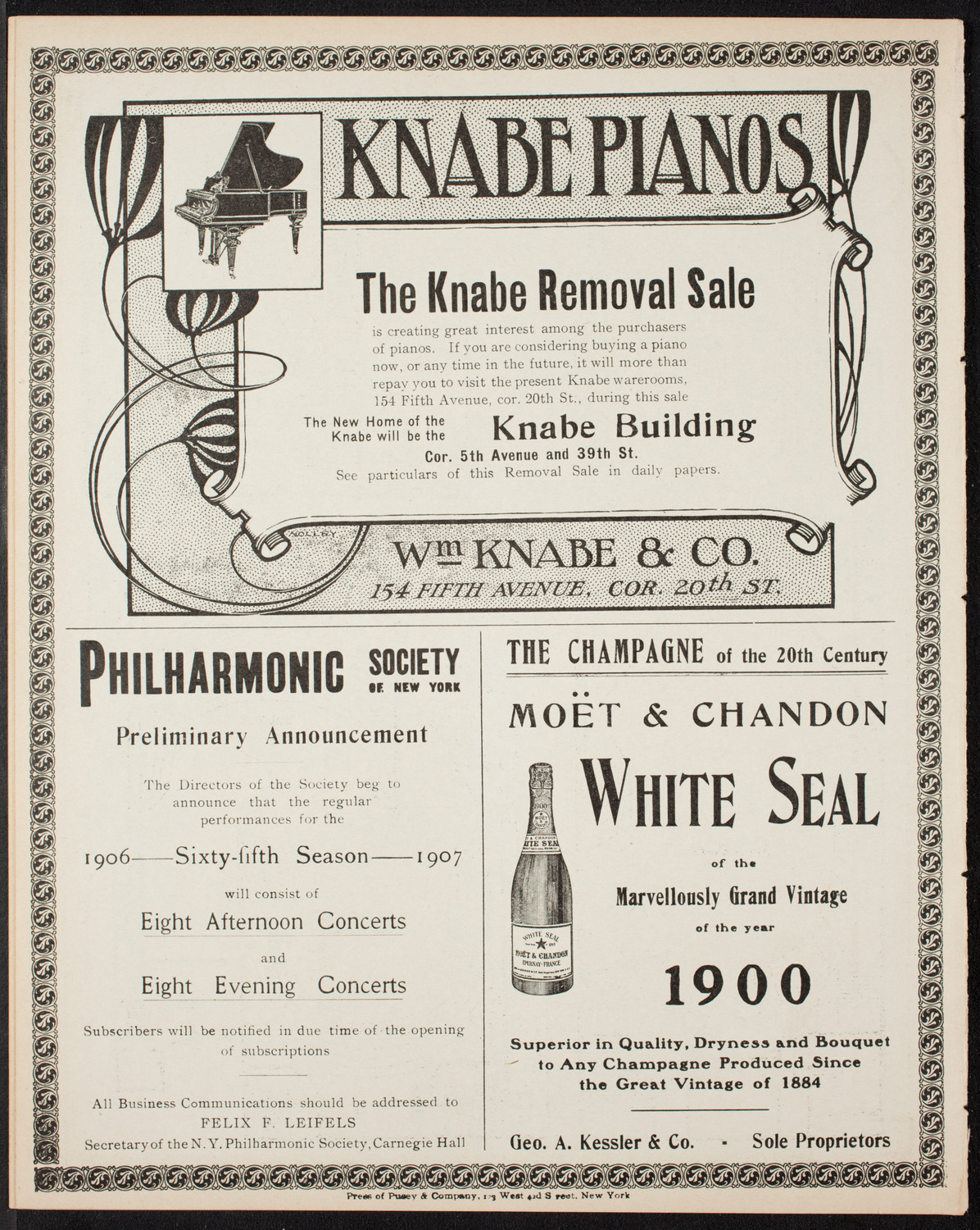 Gaelic Society: Feis Ceoil Agus Seanachas, April 15, 1906, program page 12