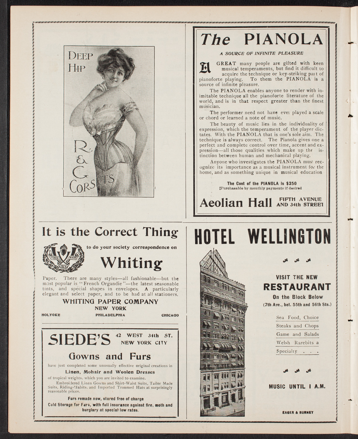 New York Festival Chorus, April 28, 1903, program page 6