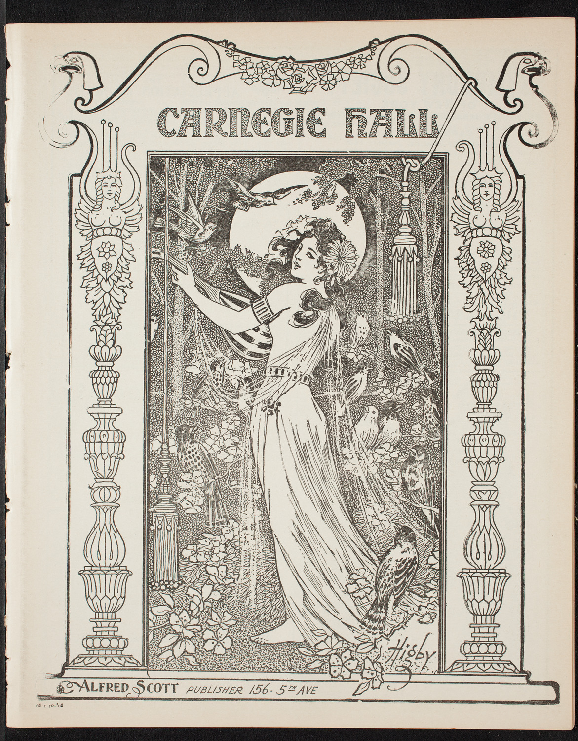 People's Symphony Concert, January 10, 1908, program page 1