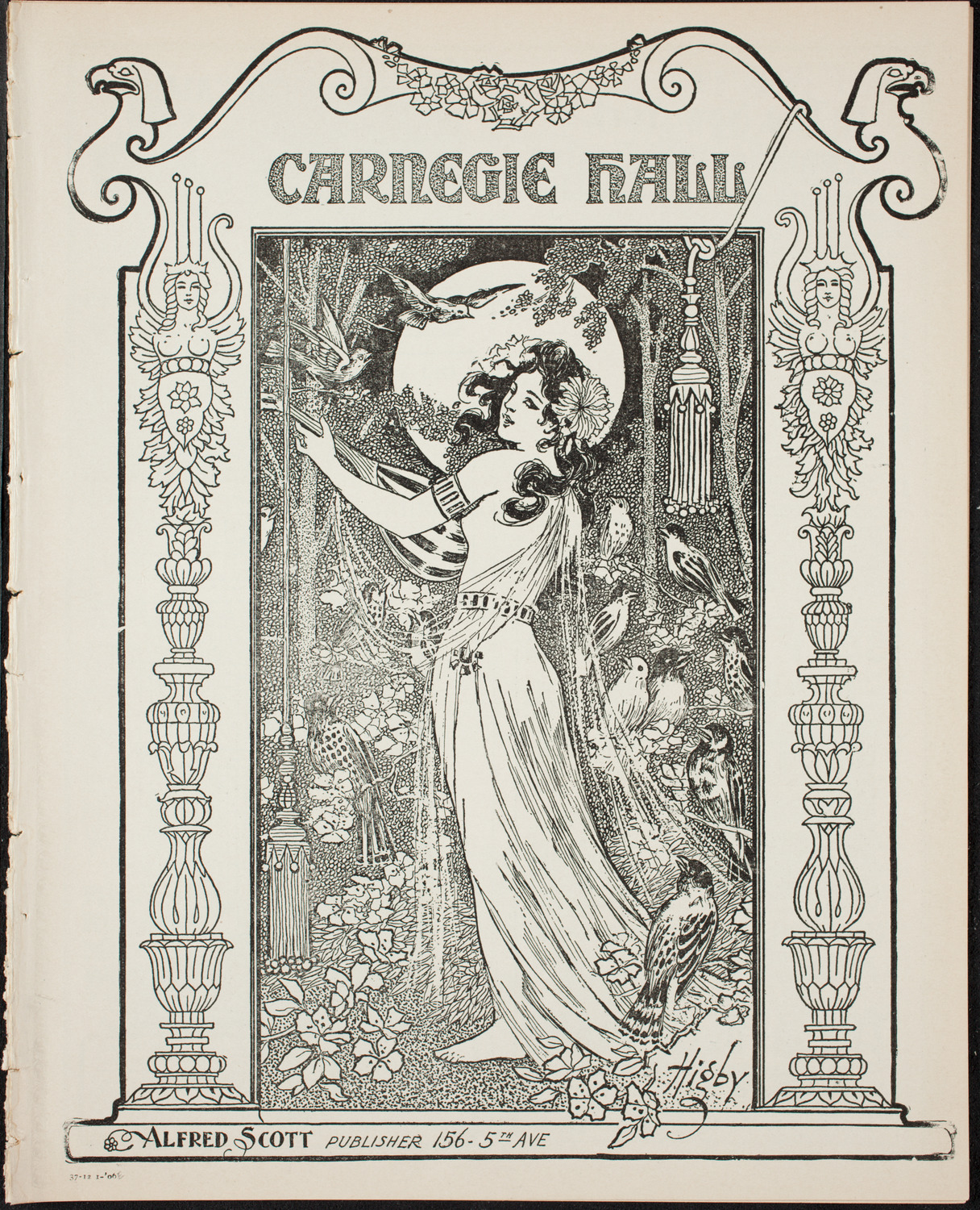 New York Philharmonic, December 1, 1906, program page 1