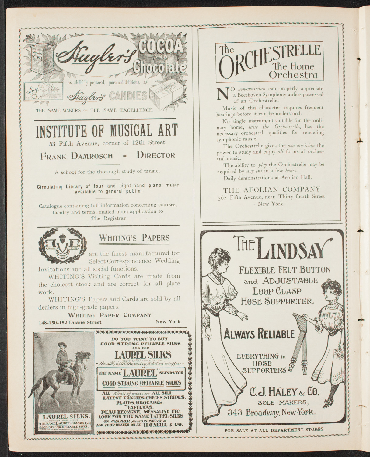 Graduation: New York College of Dentistry, June 3, 1907, program page 6