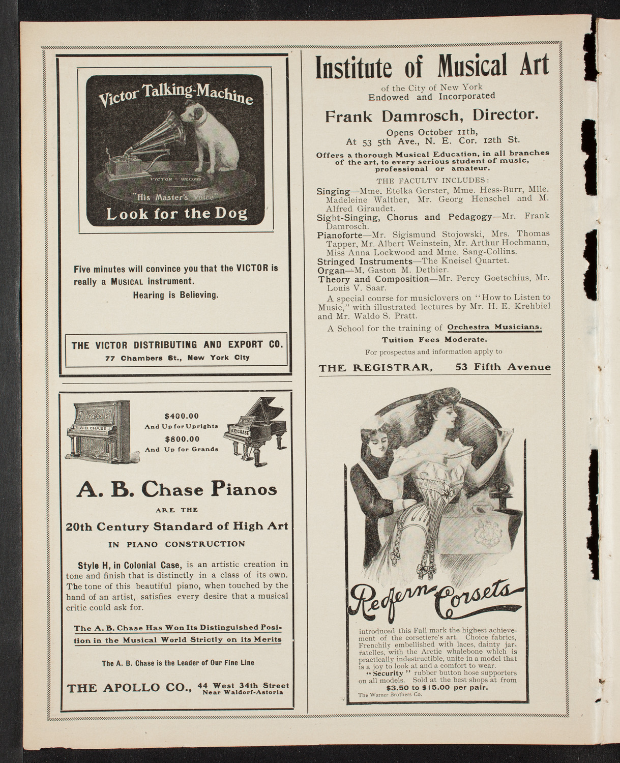 Knights of Columbus Discovery Day Celebration, October 8, 1905, program page 2