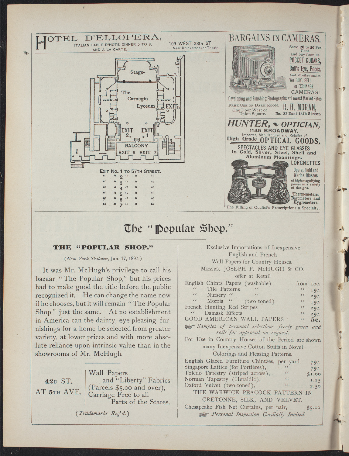 Graduation: New York School of Expression, May 20, 1897, program page 6