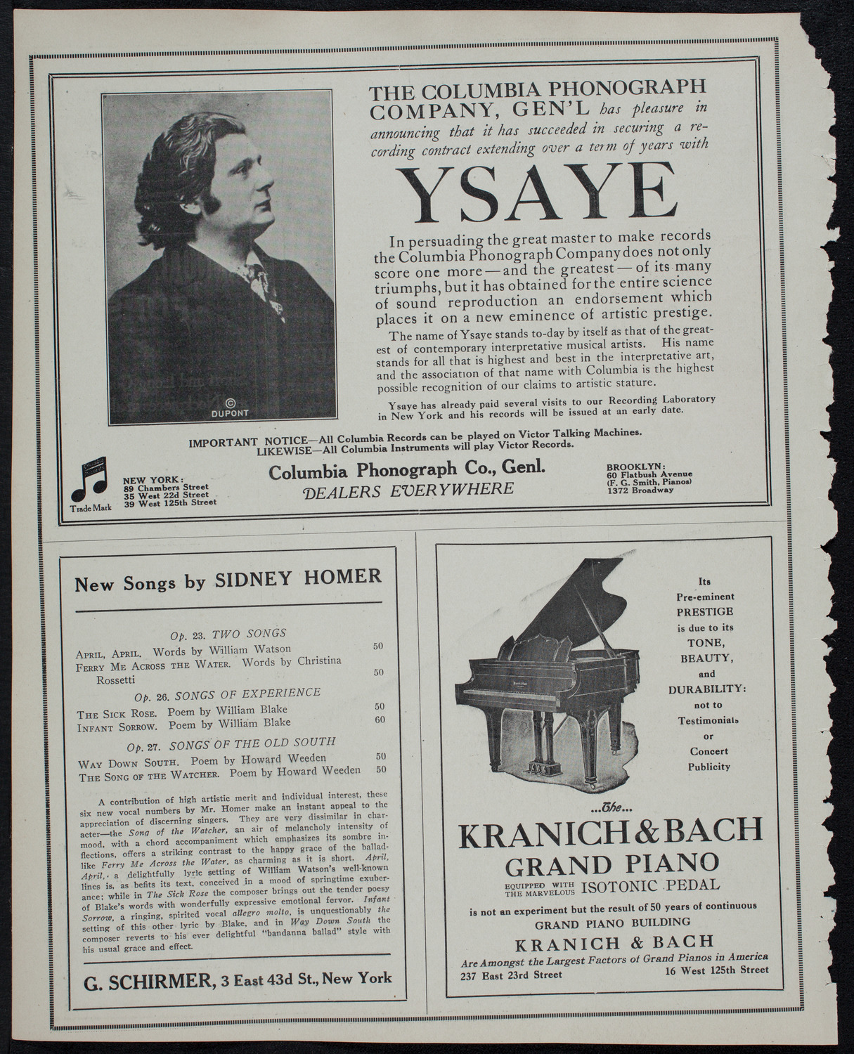 MacDowell Chorus, January 8, 1913, program page 6