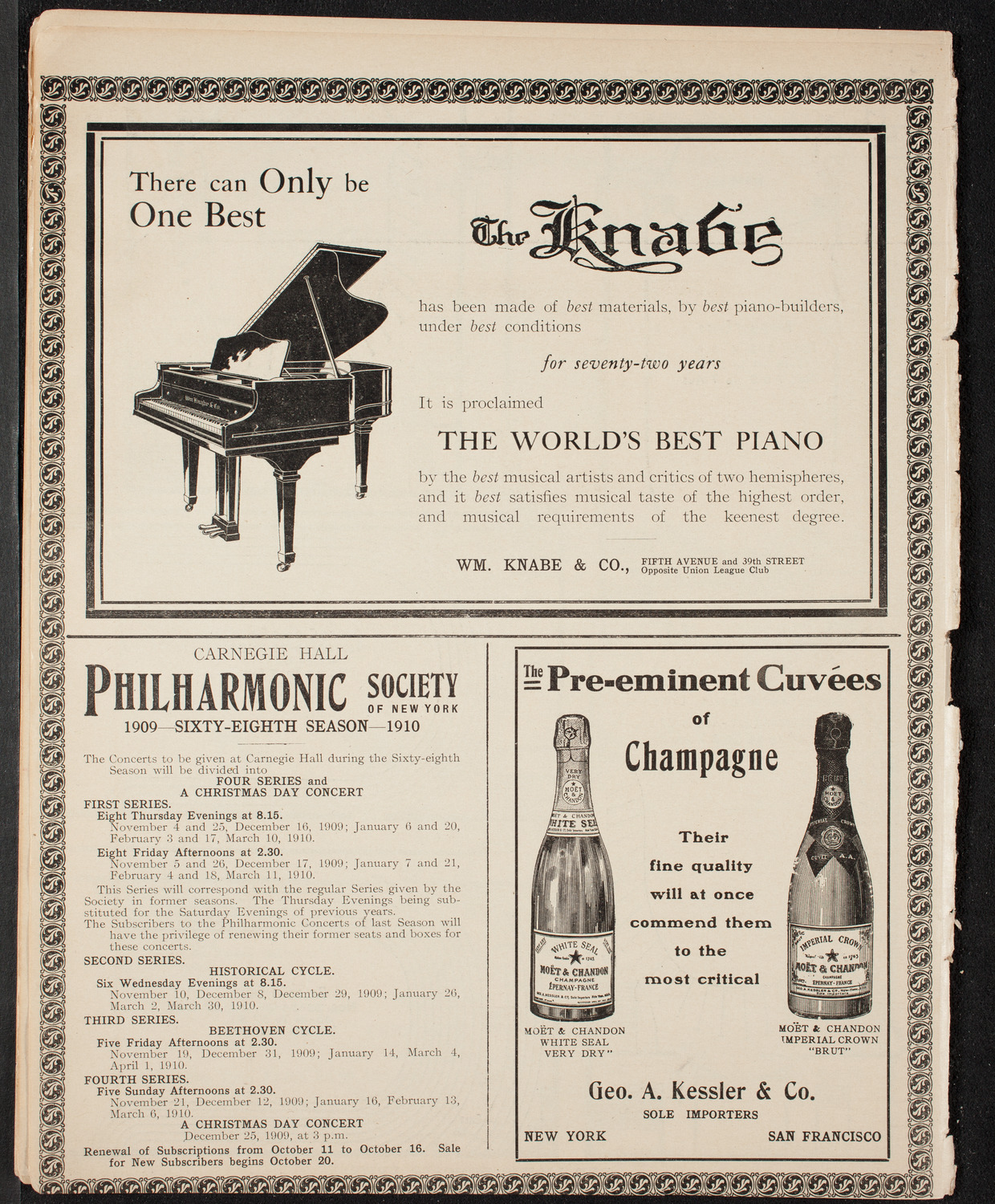 Columbus Day Celebration, October 12, 1909, program page 12