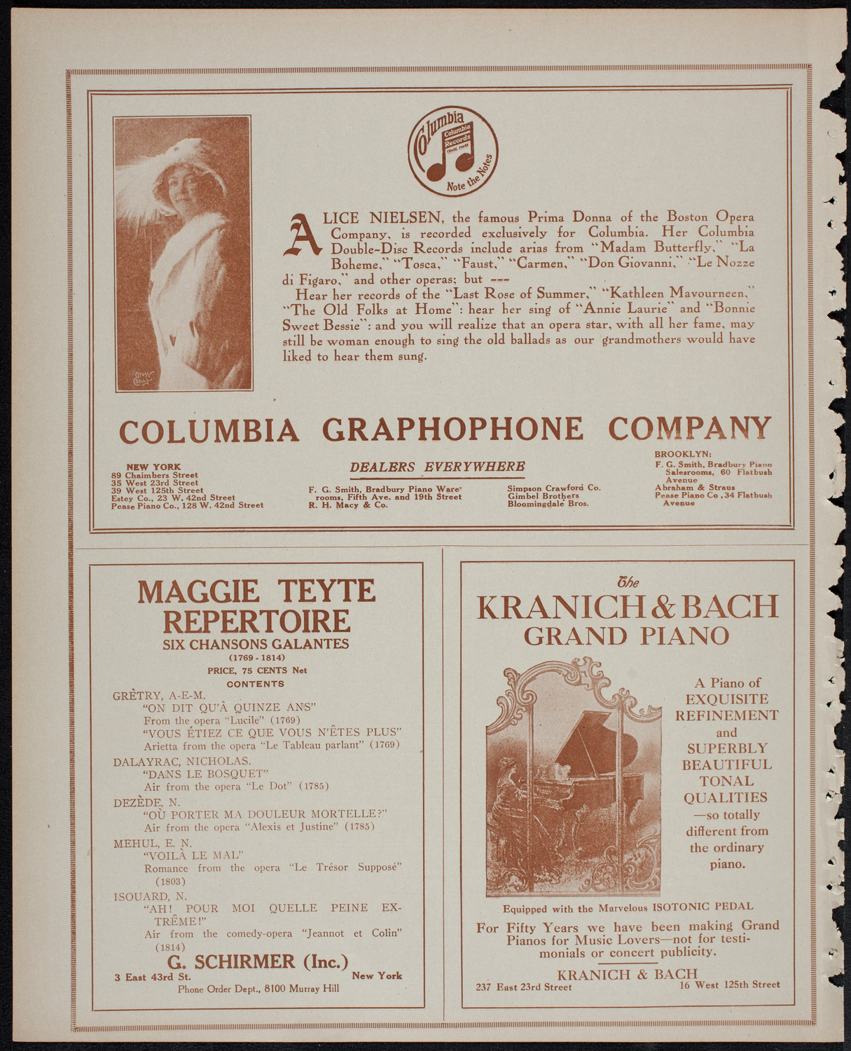 Elmendorf Lecture: The Edge of the Balkan States, December 7, 1913, program page 6